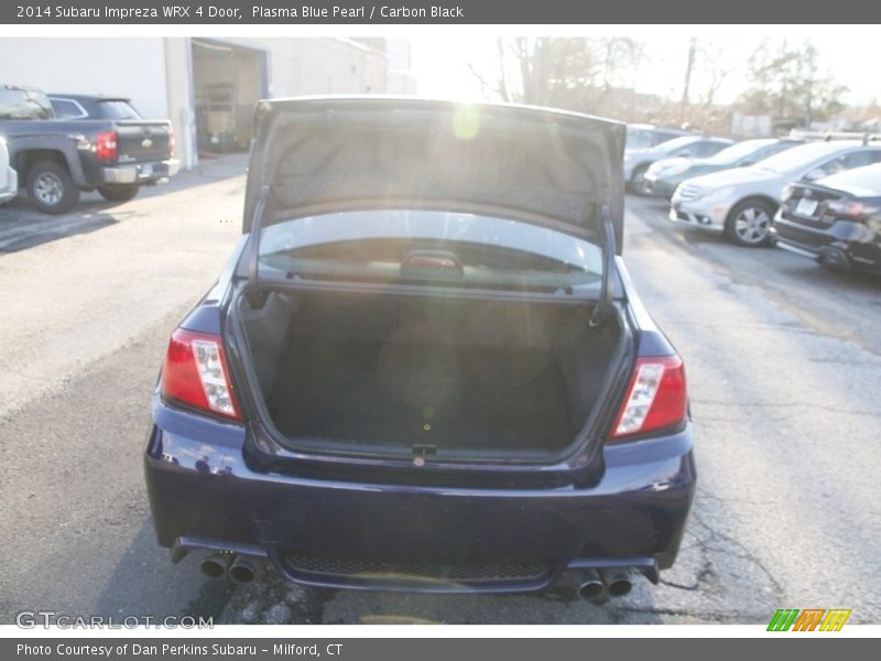 Plasma Blue Pearl / Carbon Black 2014 Subaru Impreza WRX 4 Door