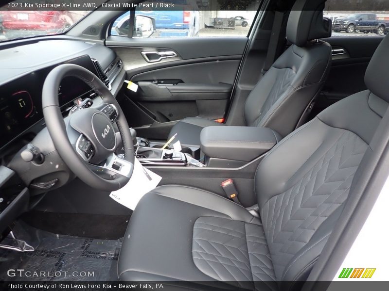 Glacial White Pearl / Black 2023 Kia Sportage X-Line AWD
