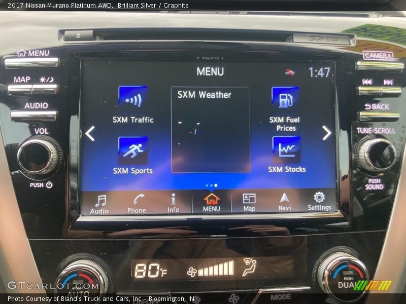 Brilliant Silver / Graphite 2017 Nissan Murano Platinum AWD