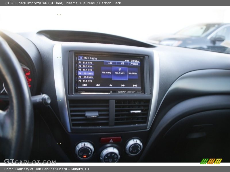 Plasma Blue Pearl / Carbon Black 2014 Subaru Impreza WRX 4 Door