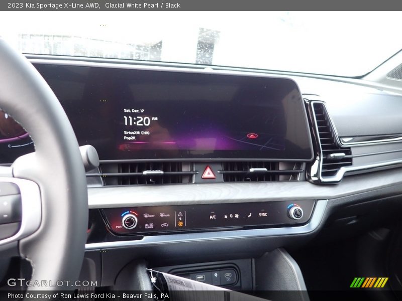 Glacial White Pearl / Black 2023 Kia Sportage X-Line AWD