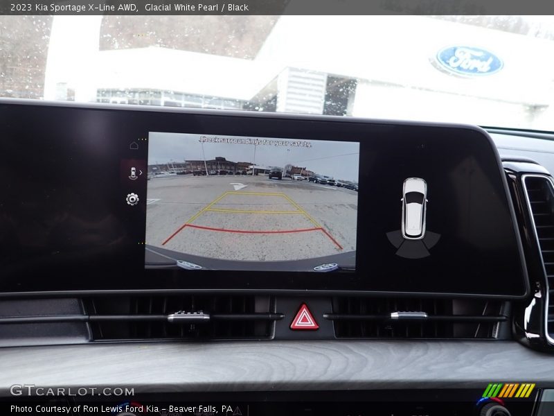 Glacial White Pearl / Black 2023 Kia Sportage X-Line AWD