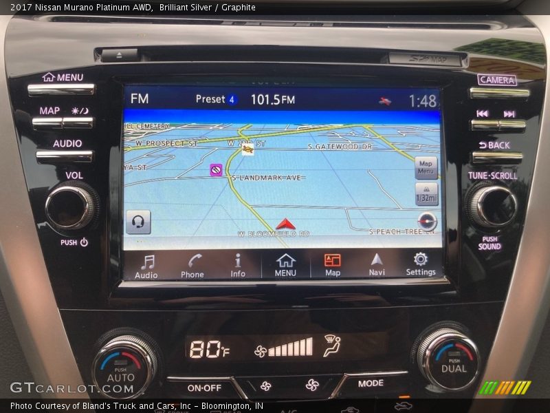 Brilliant Silver / Graphite 2017 Nissan Murano Platinum AWD