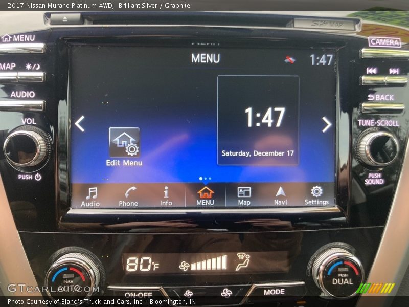 Brilliant Silver / Graphite 2017 Nissan Murano Platinum AWD
