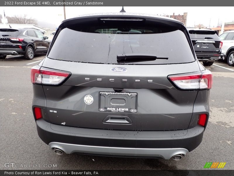 Carbonized Gray / Sandstone 2022 Ford Escape SE 4WD