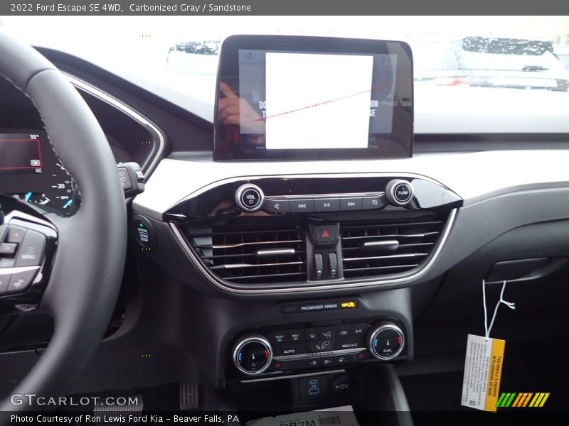 Carbonized Gray / Sandstone 2022 Ford Escape SE 4WD