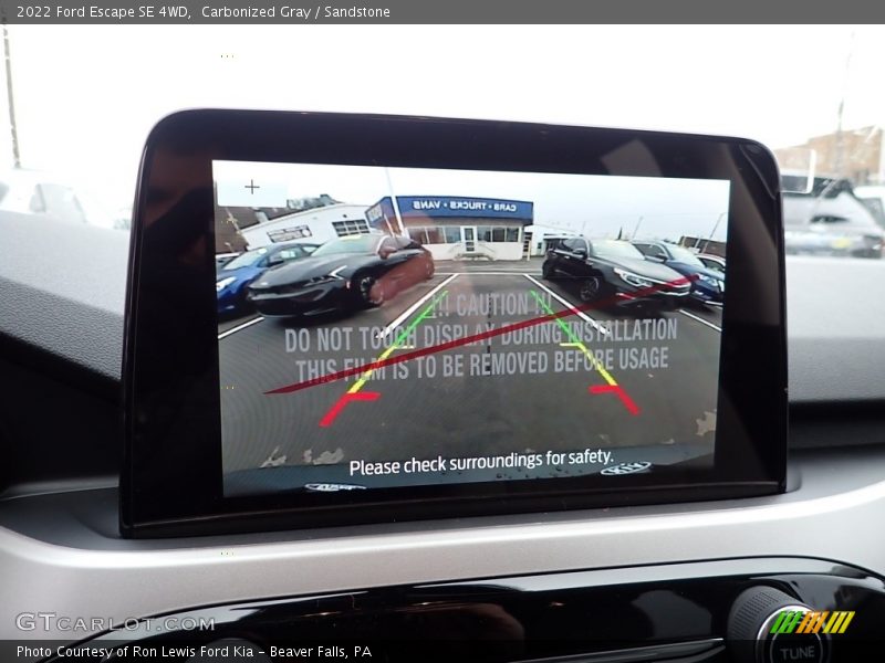 Carbonized Gray / Sandstone 2022 Ford Escape SE 4WD