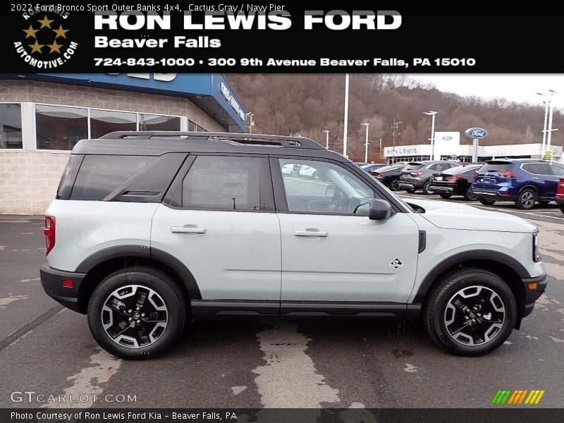 Cactus Gray / Navy Pier 2022 Ford Bronco Sport Outer Banks 4x4