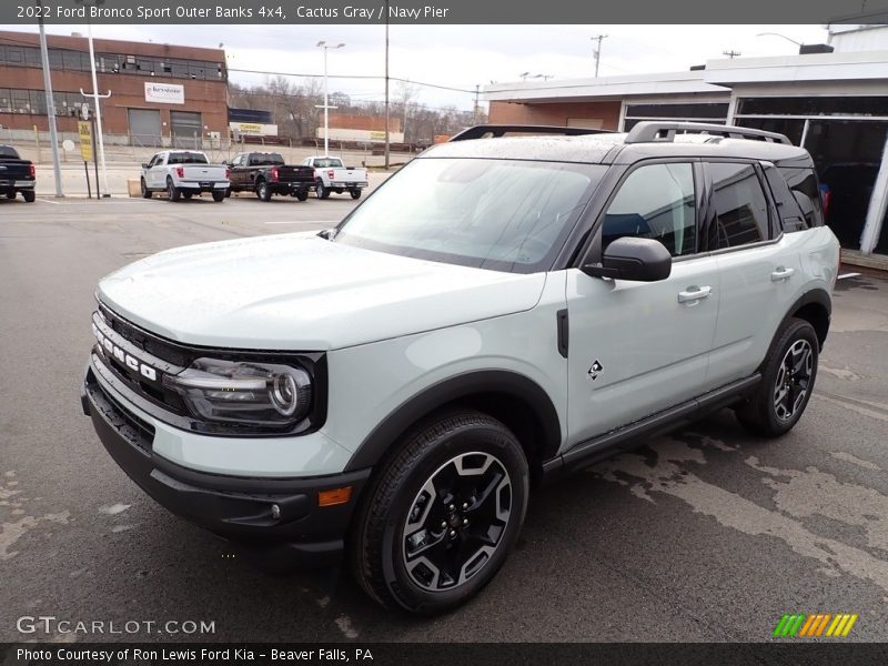Cactus Gray / Navy Pier 2022 Ford Bronco Sport Outer Banks 4x4