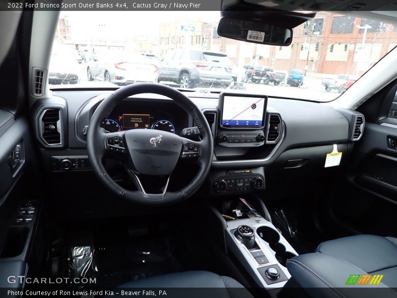 Cactus Gray / Navy Pier 2022 Ford Bronco Sport Outer Banks 4x4