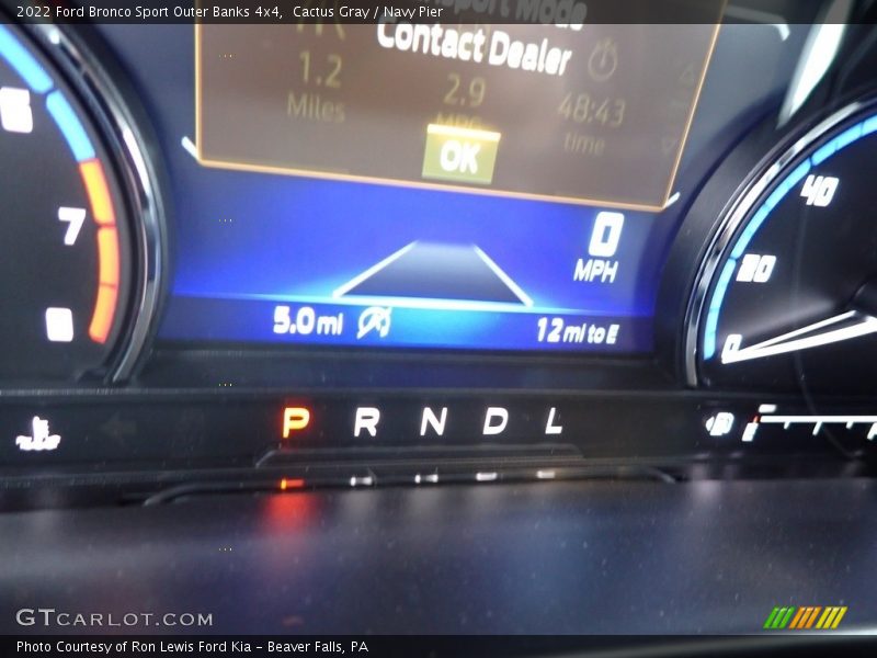 Cactus Gray / Navy Pier 2022 Ford Bronco Sport Outer Banks 4x4