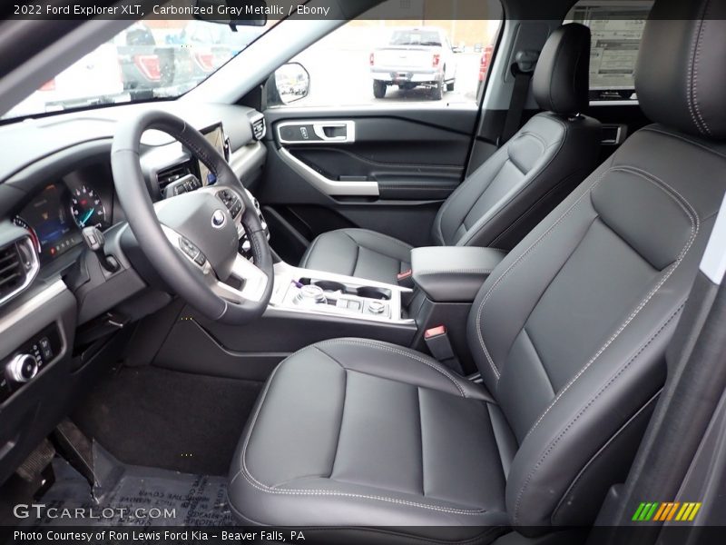  2022 Explorer XLT Ebony Interior