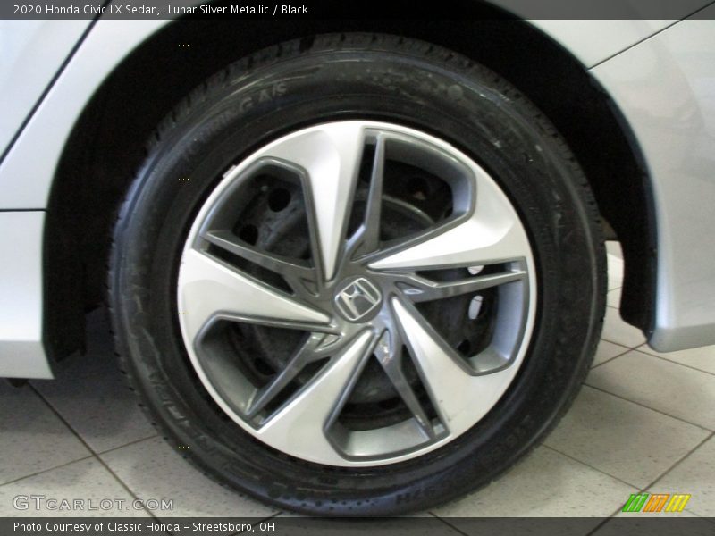 Lunar Silver Metallic / Black 2020 Honda Civic LX Sedan