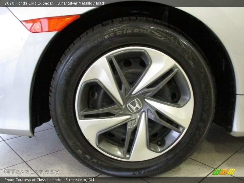 Lunar Silver Metallic / Black 2020 Honda Civic LX Sedan
