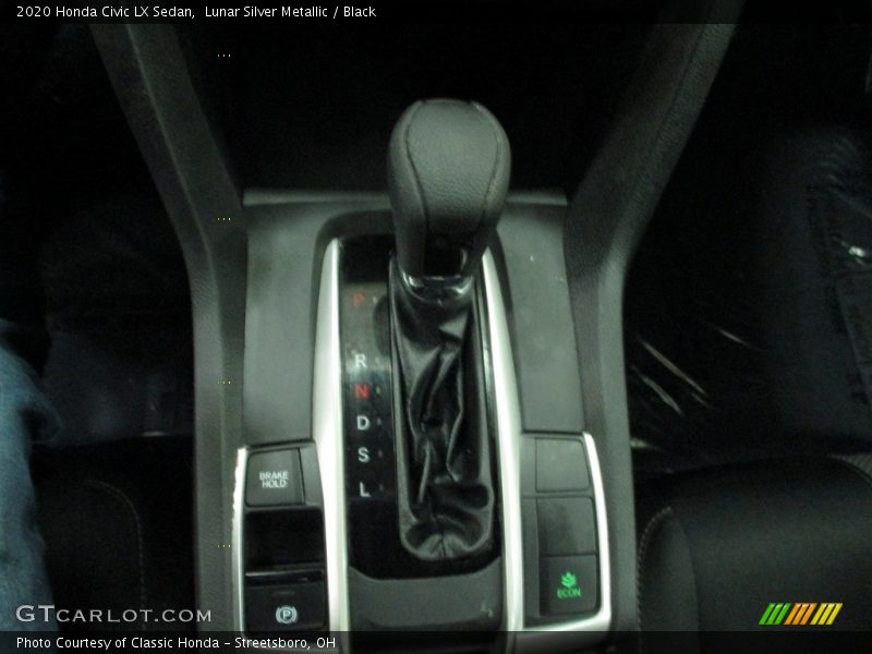 Lunar Silver Metallic / Black 2020 Honda Civic LX Sedan
