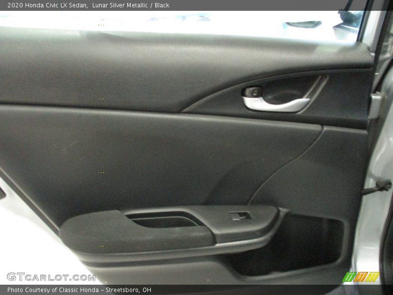 Lunar Silver Metallic / Black 2020 Honda Civic LX Sedan