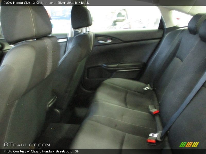 Lunar Silver Metallic / Black 2020 Honda Civic LX Sedan