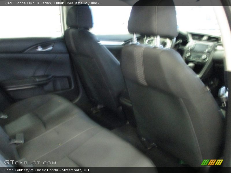 Lunar Silver Metallic / Black 2020 Honda Civic LX Sedan