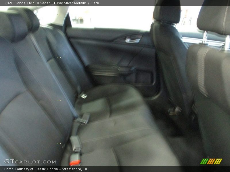 Lunar Silver Metallic / Black 2020 Honda Civic LX Sedan