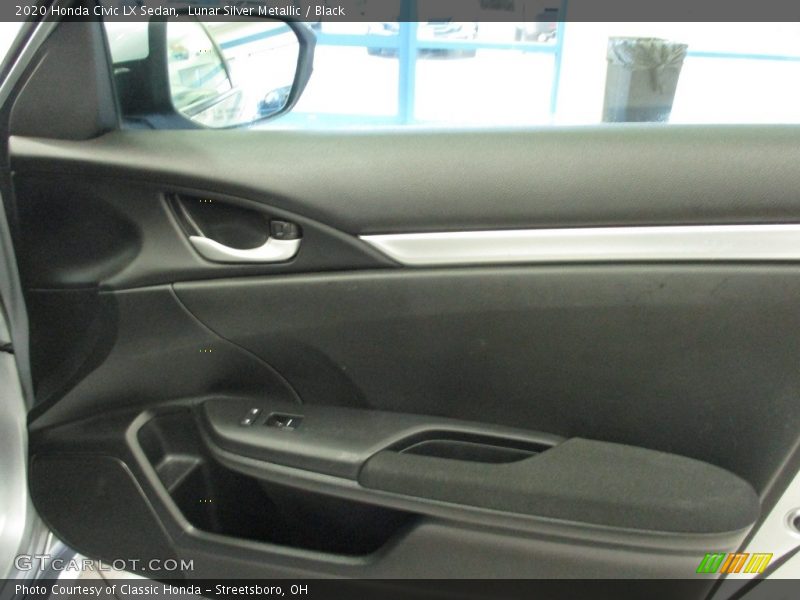 Lunar Silver Metallic / Black 2020 Honda Civic LX Sedan