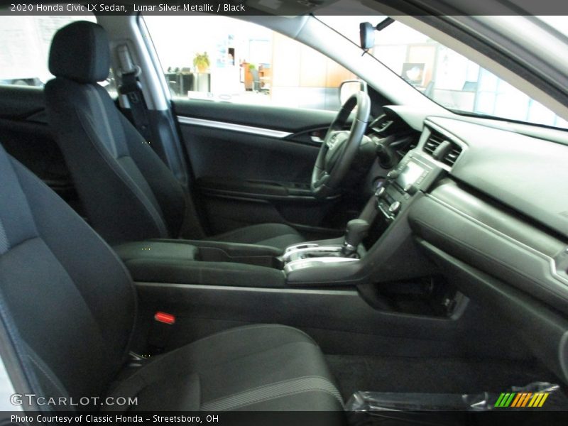 Lunar Silver Metallic / Black 2020 Honda Civic LX Sedan