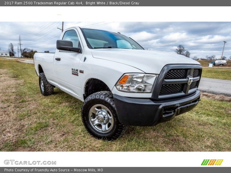 Bright White / Black/Diesel Gray 2017 Ram 2500 Tradesman Regular Cab 4x4