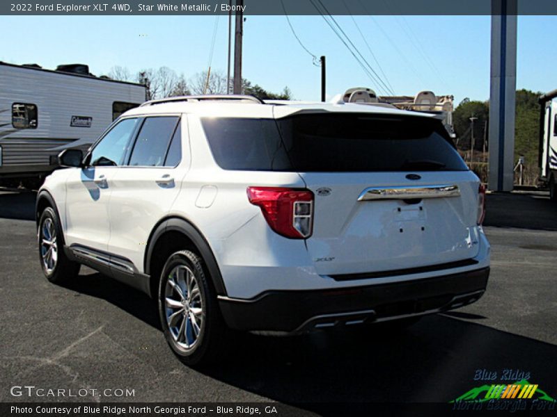 Star White Metallic / Ebony 2022 Ford Explorer XLT 4WD