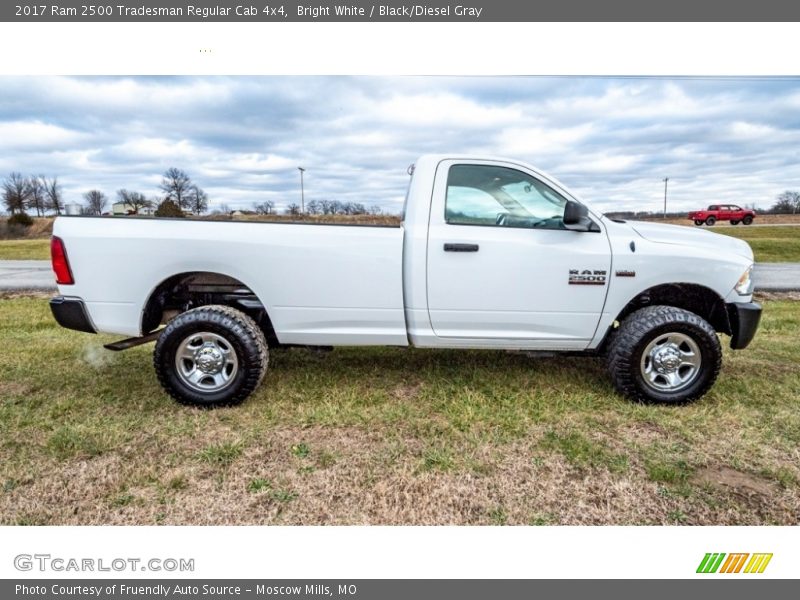 Bright White / Black/Diesel Gray 2017 Ram 2500 Tradesman Regular Cab 4x4