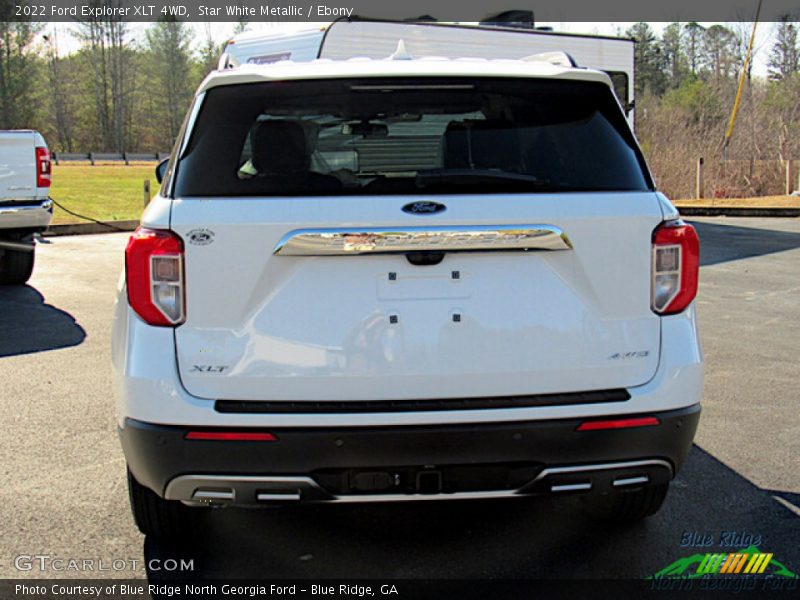 Star White Metallic / Ebony 2022 Ford Explorer XLT 4WD