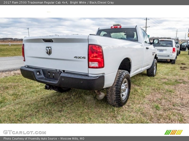 Bright White / Black/Diesel Gray 2017 Ram 2500 Tradesman Regular Cab 4x4