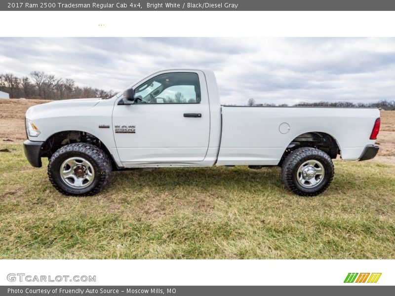 Bright White / Black/Diesel Gray 2017 Ram 2500 Tradesman Regular Cab 4x4