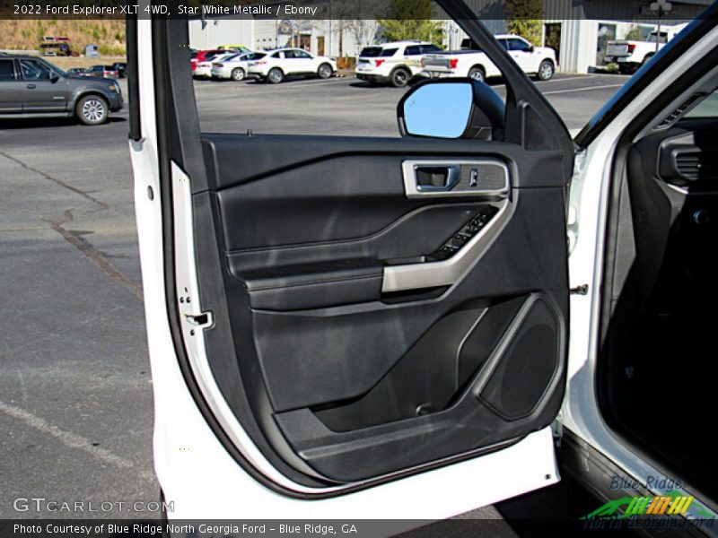 Star White Metallic / Ebony 2022 Ford Explorer XLT 4WD