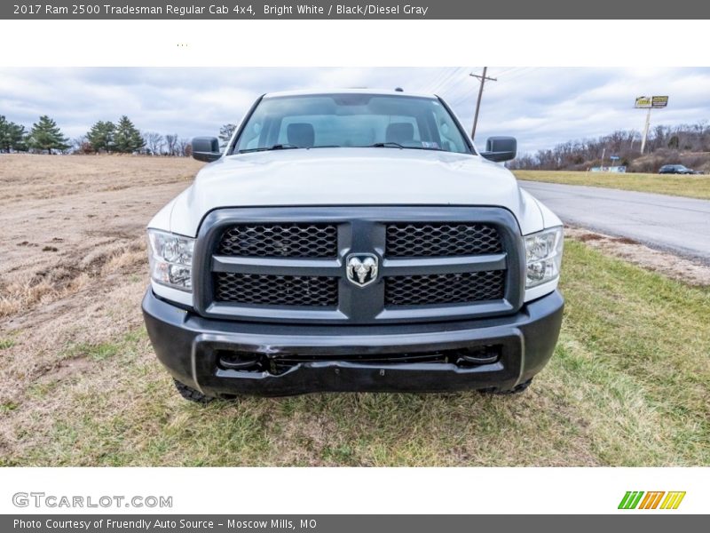 Bright White / Black/Diesel Gray 2017 Ram 2500 Tradesman Regular Cab 4x4