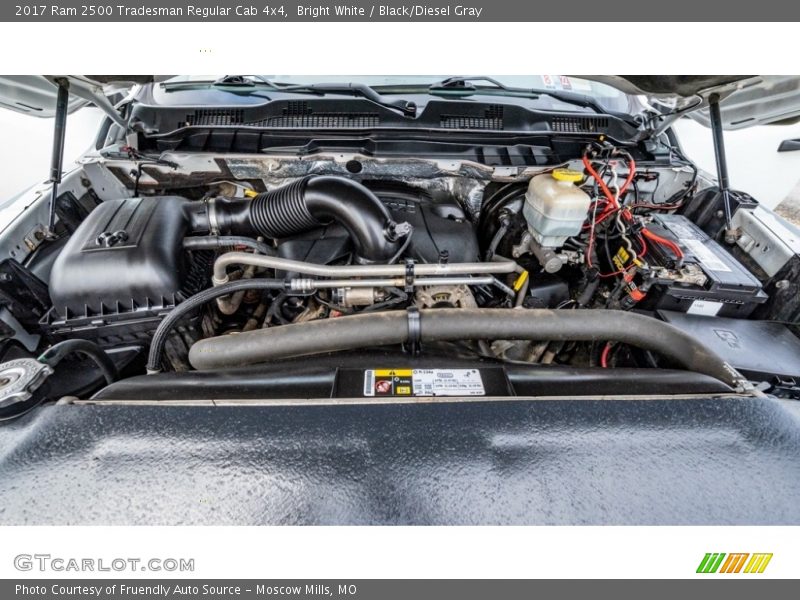 Bright White / Black/Diesel Gray 2017 Ram 2500 Tradesman Regular Cab 4x4