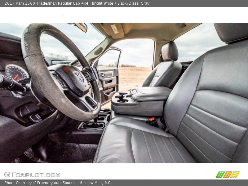 Bright White / Black/Diesel Gray 2017 Ram 2500 Tradesman Regular Cab 4x4