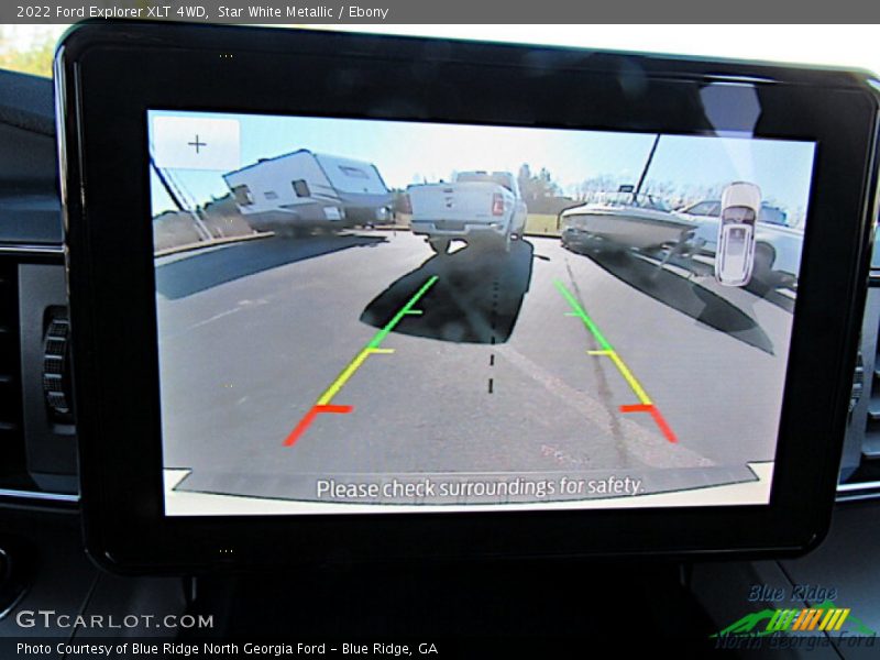 Star White Metallic / Ebony 2022 Ford Explorer XLT 4WD