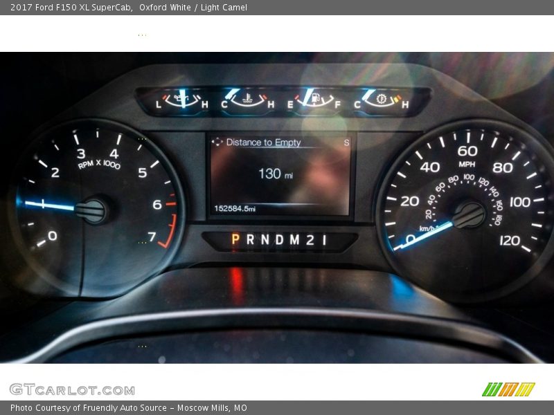 Oxford White / Light Camel 2017 Ford F150 XL SuperCab