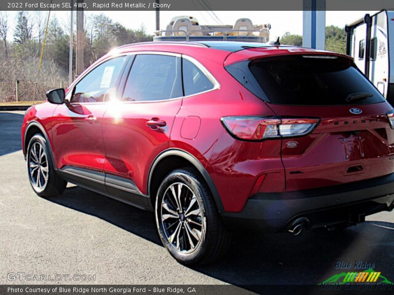 Rapid Red Metallic / Ebony 2022 Ford Escape SEL 4WD