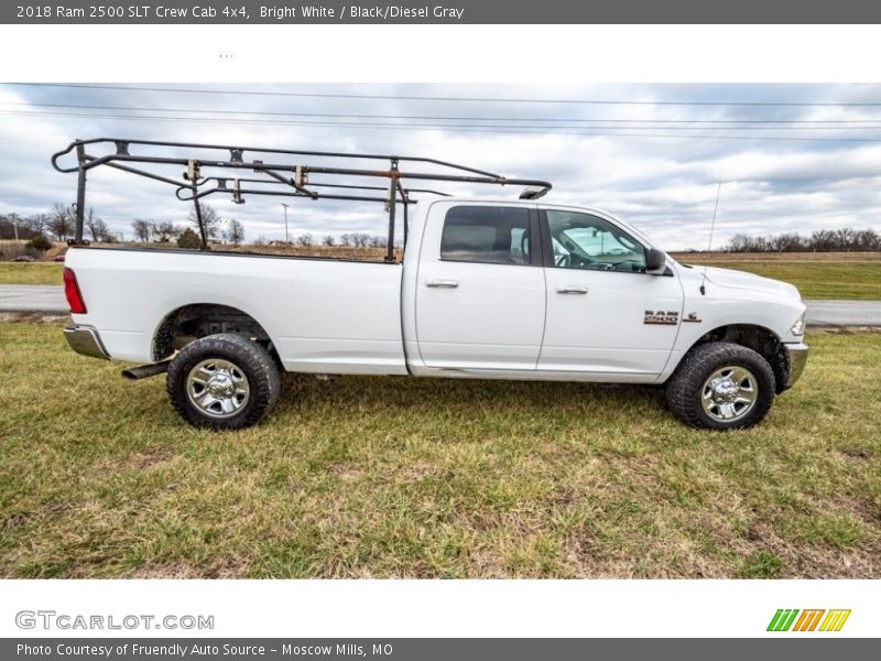 Bright White / Black/Diesel Gray 2018 Ram 2500 SLT Crew Cab 4x4