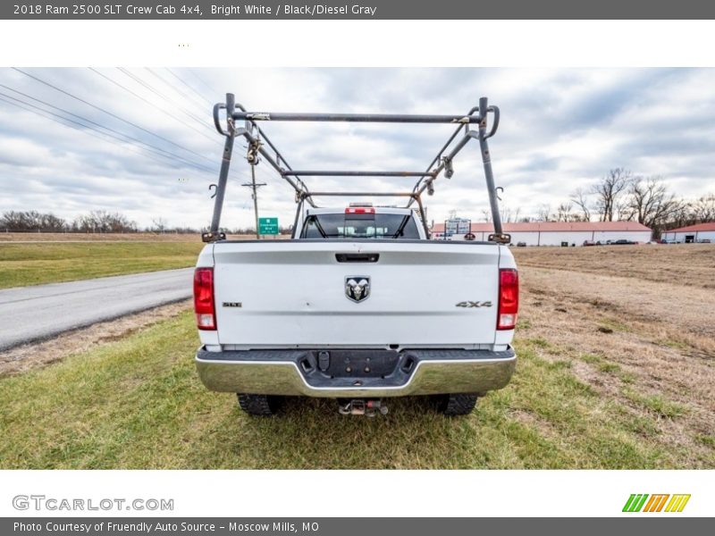 Bright White / Black/Diesel Gray 2018 Ram 2500 SLT Crew Cab 4x4