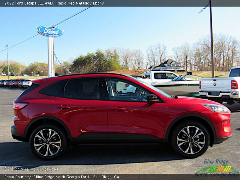 Rapid Red Metallic / Ebony 2022 Ford Escape SEL 4WD