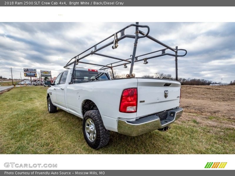 Bright White / Black/Diesel Gray 2018 Ram 2500 SLT Crew Cab 4x4
