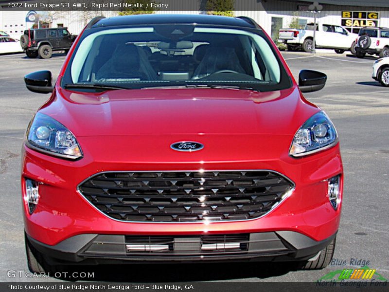 Rapid Red Metallic / Ebony 2022 Ford Escape SEL 4WD