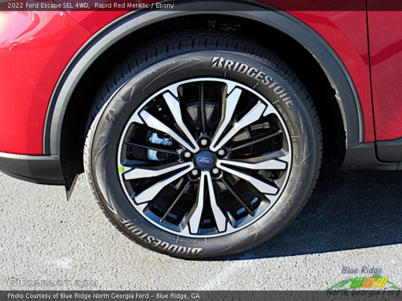 Rapid Red Metallic / Ebony 2022 Ford Escape SEL 4WD