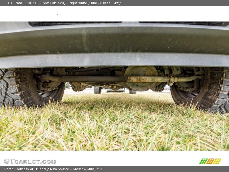 Bright White / Black/Diesel Gray 2018 Ram 2500 SLT Crew Cab 4x4