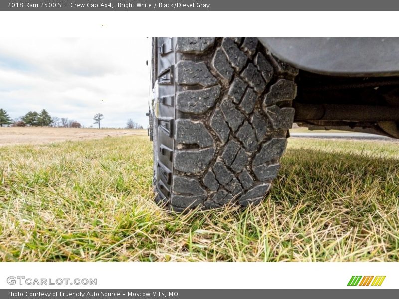 Bright White / Black/Diesel Gray 2018 Ram 2500 SLT Crew Cab 4x4