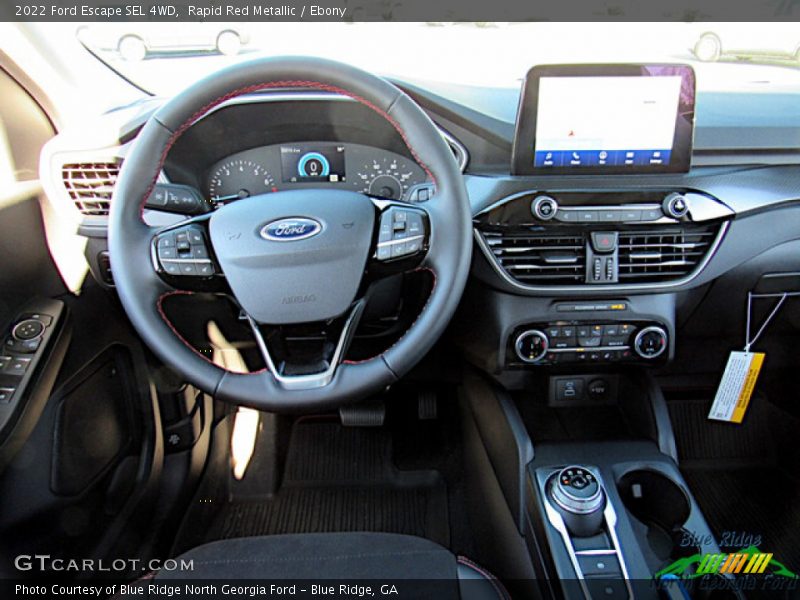 Rapid Red Metallic / Ebony 2022 Ford Escape SEL 4WD