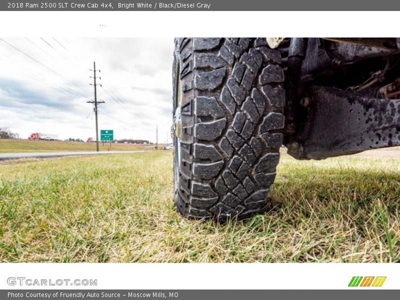 Bright White / Black/Diesel Gray 2018 Ram 2500 SLT Crew Cab 4x4