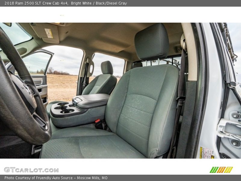 Bright White / Black/Diesel Gray 2018 Ram 2500 SLT Crew Cab 4x4