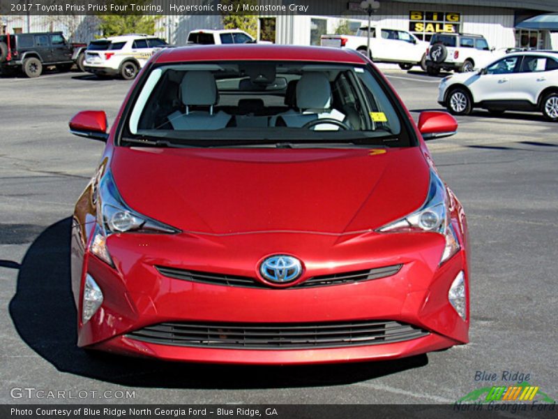 Hypersonic Red / Moonstone Gray 2017 Toyota Prius Prius Four Touring